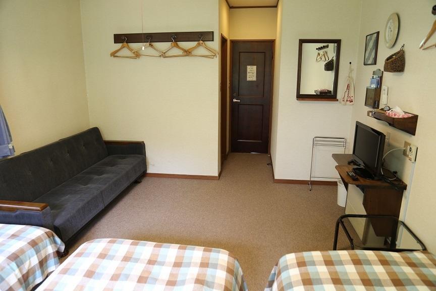 Pension Morinokaze Hakuba Rum bild
